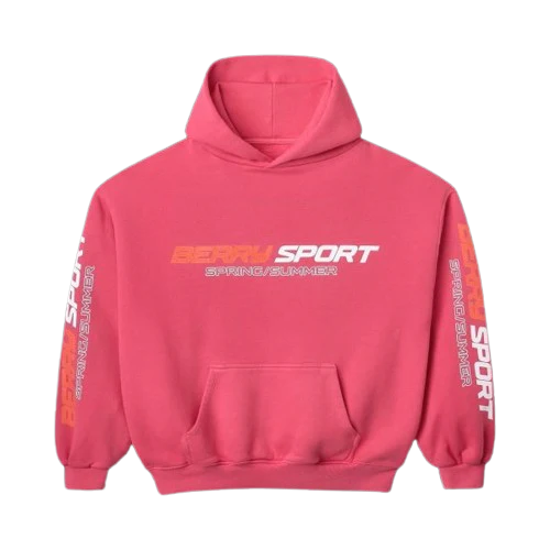 The Raspberry Hills Gold + Vintage Hoodie Pink